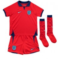 England John Stones #5 Udebane Trøje Børn VM 2022 Kortærmet (+ Korte bukser)